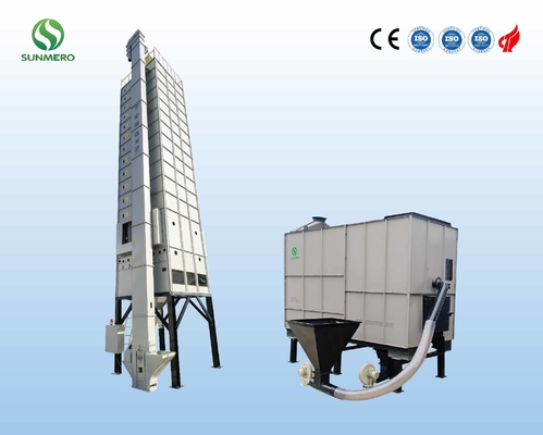 5.5kW 200 большой емкости падиа тонн сушильщика зерна с печью шелухи