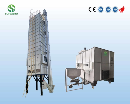 5.5kW 200 большой емкости падиа тонн сушильщика зерна с печью шелухи