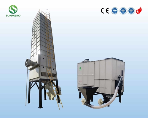 5.5kW 200 большой емкости падиа тонн сушильщика зерна с печью шелухи